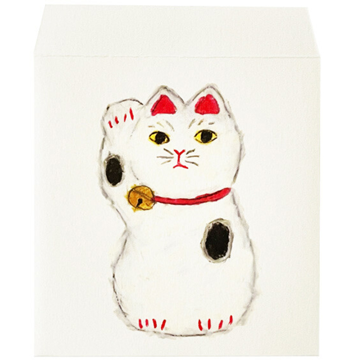 Pochi-Bukuro Gift bags 5 pack Yusuke Yonezu Maneki-neko in the group Hobby & Creativity / Holidays and seasons / Cards and envelopes at Pen Store (134661)