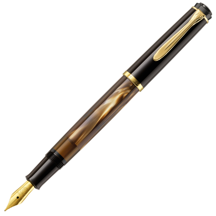 Classic M200 Fountain Pen Brown-marbled in the group Pens / Fine Writing / Fountain Pens at Pen Store (134766_r)