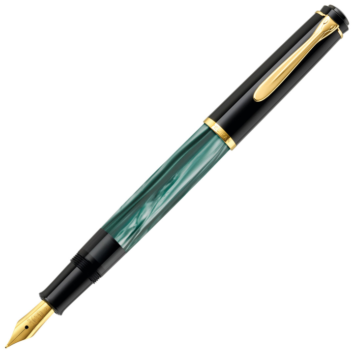 Classic M200 Fountain Pen Green-marbled in the group Pens / Fine Writing / Fountain Pens at Pen Store (134768_r)