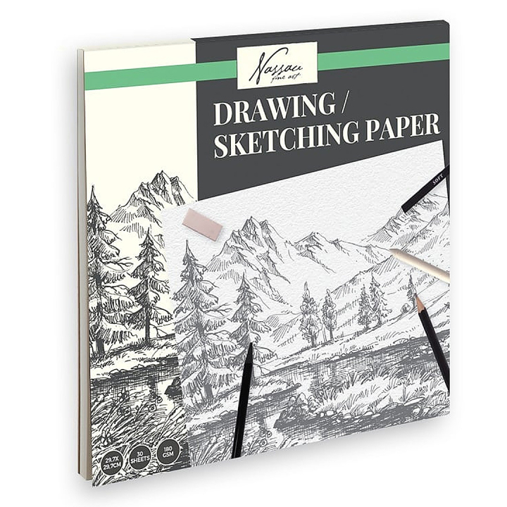 Sketch Paper 29.7x29.7cm 180g in the group Paper & Pads / Artist Pads & Paper / Drawing & Sketch Pads at Pen Store (134880)