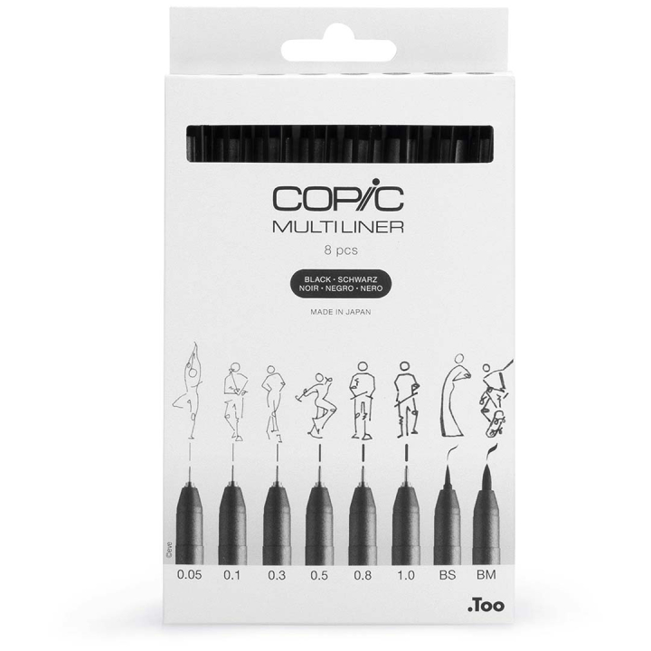 Multiliner Classic Set of 8 in the group Pens / Writing / Fineliners at Pen Store (135151)