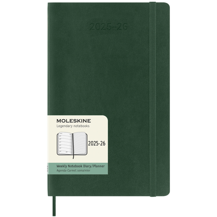 Calendar 18M WeekNote Soft Cover Large Myrtle Green in the group Paper & Pads / Planners / 18-Month Planners at Pen Store (135603)