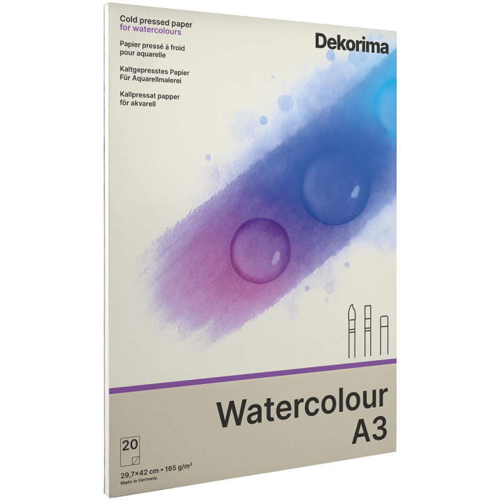 Watercolour Pad 165g A3 in the group Paper & Pads / Artist Pads & Paper / Watercolor Pads at Pen Store (135677)