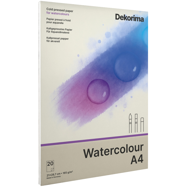 Watercolour Pad 165g A4 in the group Paper & Pads / Artist Pads & Paper / Watercolor Pads at Pen Store (135678)