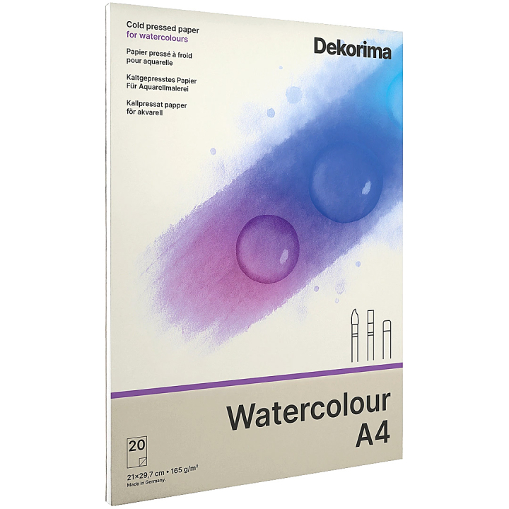 Watercolour Pad 165g A4 in the group Paper & Pads / Artist Pads & Paper / Watercolor Pads at Pen Store (135678)