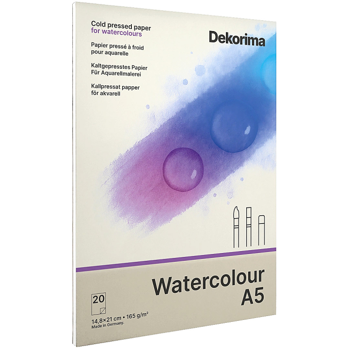 Watercolour Pad 165g A5 in the group Paper & Pads / Artist Pads & Paper / Watercolor Pads at Pen Store (135679)
