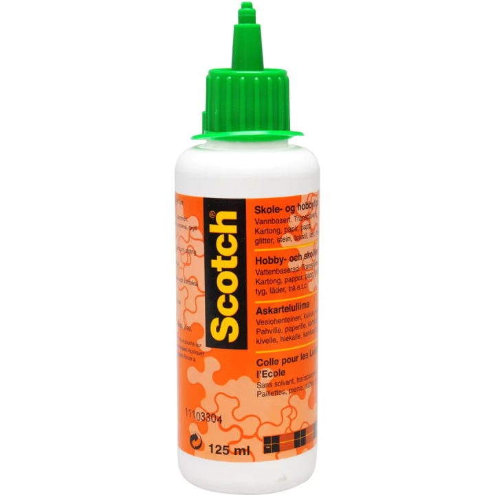 Scotch Hobby and School Glue 125ml in the group Hobby & Creativity / Hobby Accessories / Glue at Pen Store (135686)