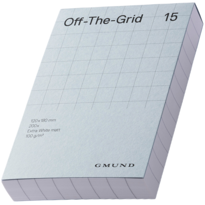 Off-The-Grid 15 - Sky in the group Paper & Pads / Note & Memo / Writing & Memo Pads at Pen Store (135785)