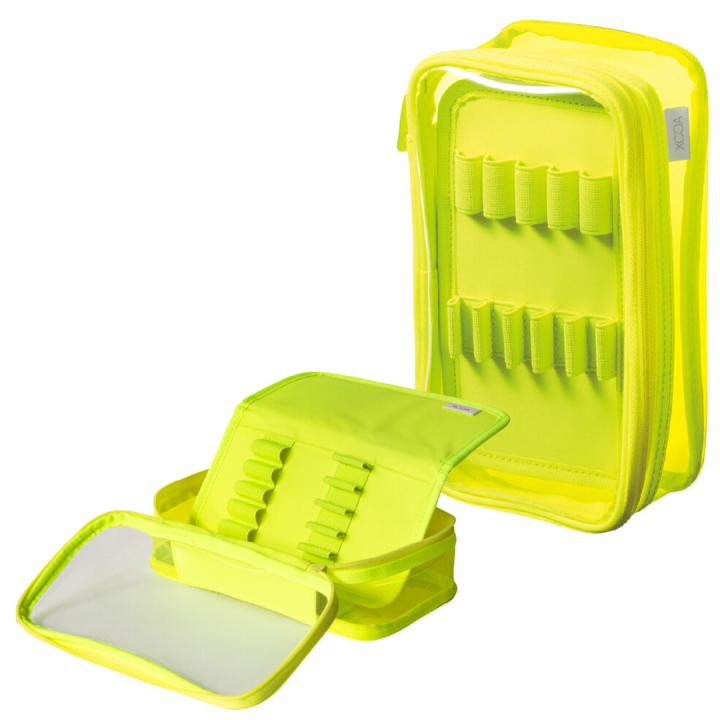 Pencil Case Transparent Yellow in the group Pens / Pen Accessories / Pencil Cases at Pen Store (135796)