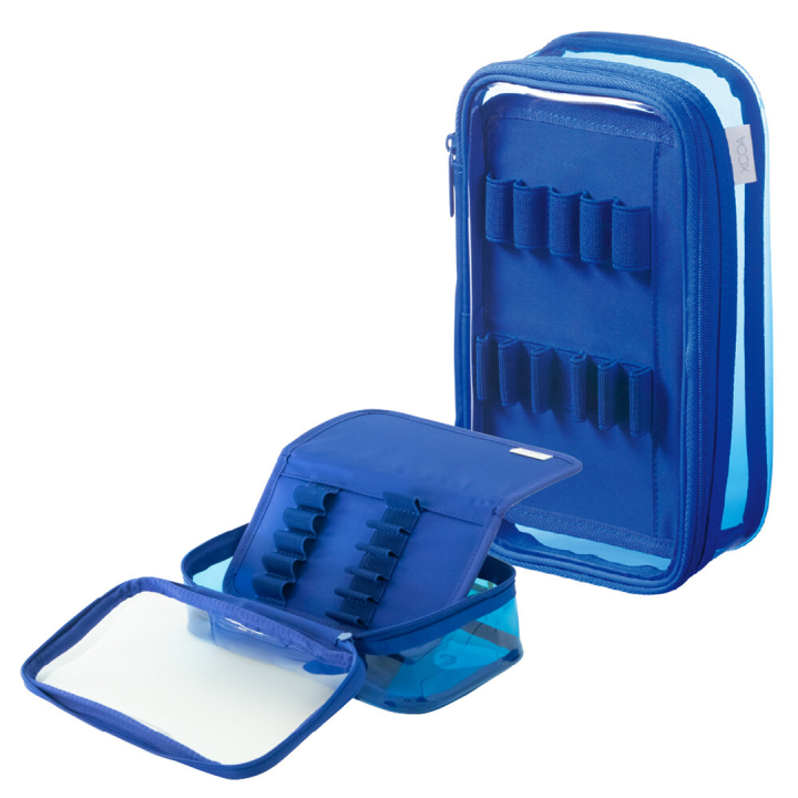 Pencil Case Transparent Blue in the group Pens / Pen Accessories / Pencil Cases at Pen Store (135797)