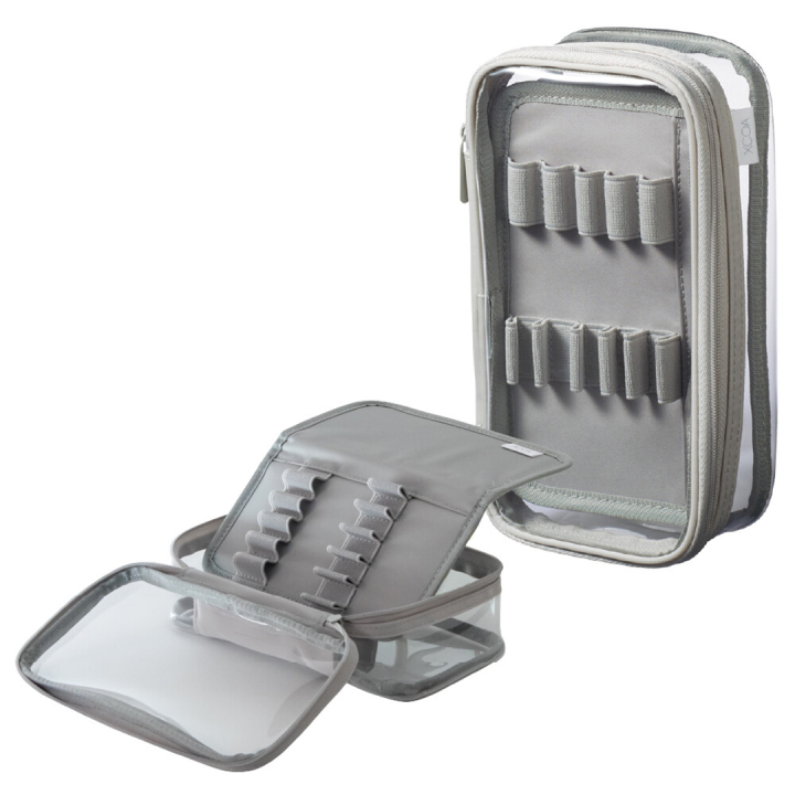 Pencil Case Transparent Grey in the group Pens / Pen Accessories / Pencil Cases at Pen Store (135799)