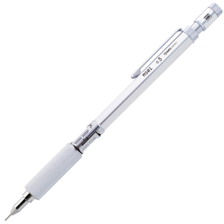 Mechanical Pencil MS01 0,5 mm Silver in the group Pens / Writing / Mechanical Pencils at Pen Store (135822)