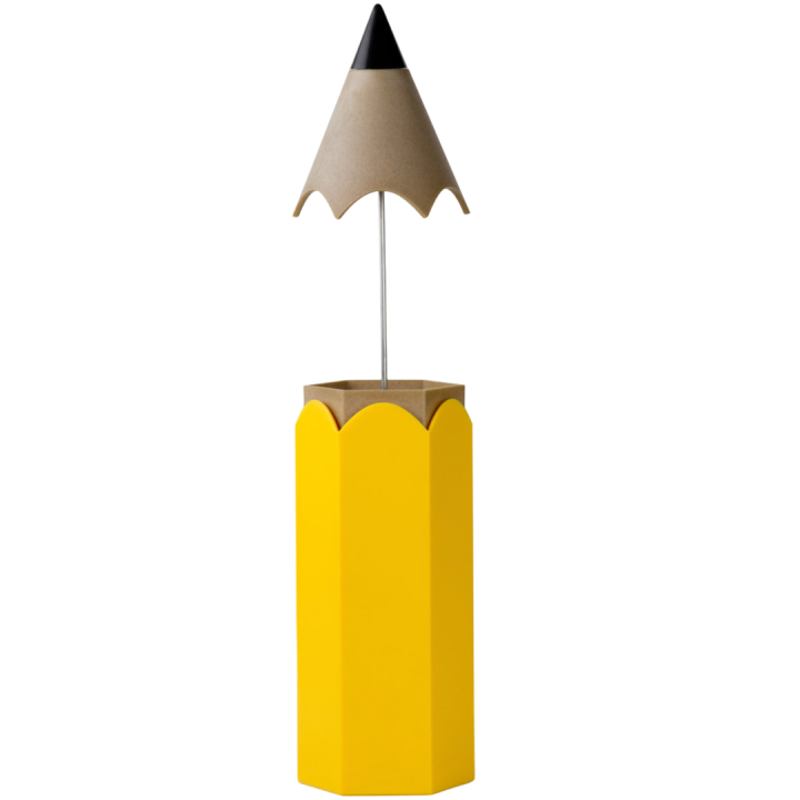 Pen Stand Pencil Yellow in the group Hobby & Creativity / Organize / Home Office at Pen Store (135848)