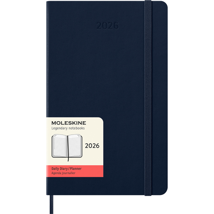 Calendar 12M Daily 2026 Hardcover Large Sapphire Blue in the group Paper & Pads / Planners / 12-Month Planners at Pen Store (136086)