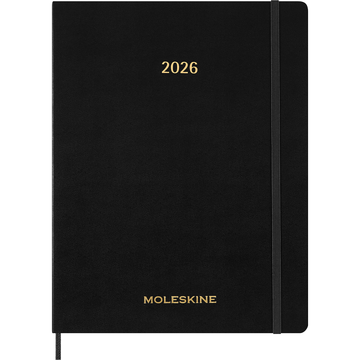 Calendar 12M Weekly Vertical Essential 2026 Softcover XXL Black in the group Paper & Pads / Planners / 12-Month Planners at Pen Store (136134)