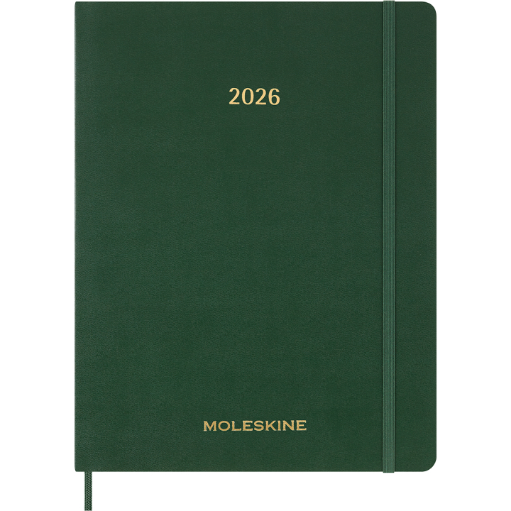 Calendar 12M Weekly Vertical 2026 Hardcover XXL Myrtle Green in the group Paper & Pads / Planners / 12-Month Planners at Pen Store (136135)