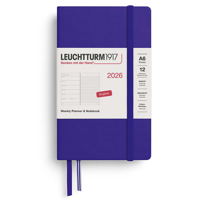 Calendar Weekly Planner & Notebook 2026 A6 Ink in the group Paper & Pads / Planners / 12-Month Planners at Pen Store (136237)