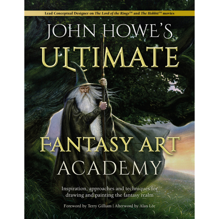 John Howe's Ultimate Fantasy Art Academy in the group Hobby & Creativity / Books / Inspirational Books at Pen Store (136290)