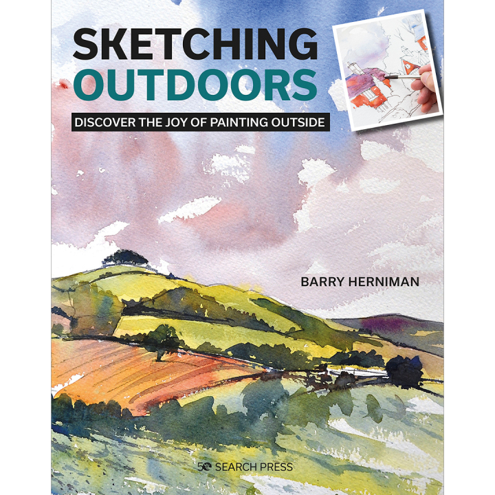 Sketching Outdoors in the group Hobby & Creativity / Books / Inspirational Books at Pen Store (136312)