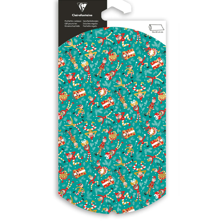Gift pocket 16x22cm Elves in the group Hobby & Creativity / Holidays and seasons / Wrapping at Pen Store (136357)
