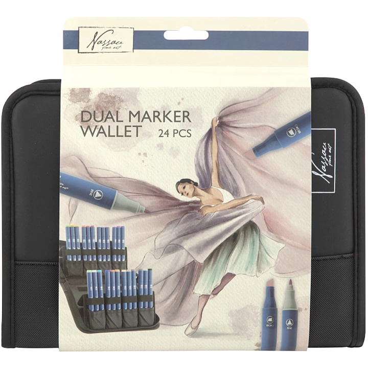 Marker Wallet 24 Pens in the group Pens / Artist Pens / Illustration Markers at Pen Store (136611)