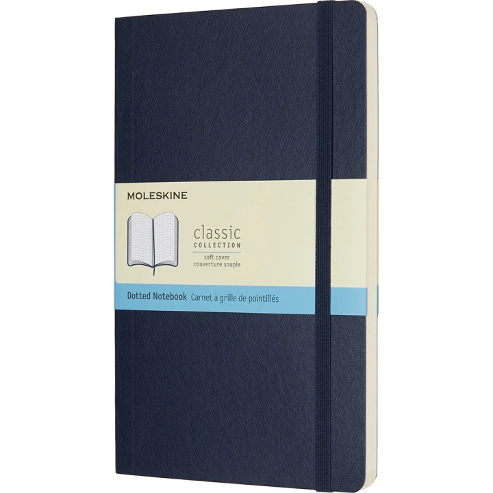 Classic Soft Cover Notebook Large Blue Dotted in the group Paper & Pads / Note & Memo / Notebooks & Journals at Pen Store (136828)