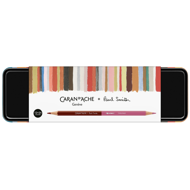 Bicolor Paul Smith 12-set + Brush in the group Pens / Artist Pens / Watercolor Pencils at Pen Store (137004)