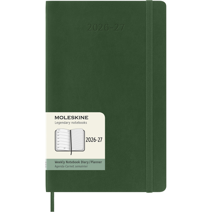 Calendar 18M WeekNote Soft Cover Large Myrtle Green in the group Paper & Pads / Planners / 18-Month Planners at Pen Store (137023)