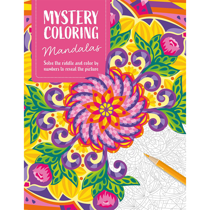 Mystery Coloring Mandalas in the group Hobby & Creativity / Books / Adult Coloring Books at Pen Store (137182)