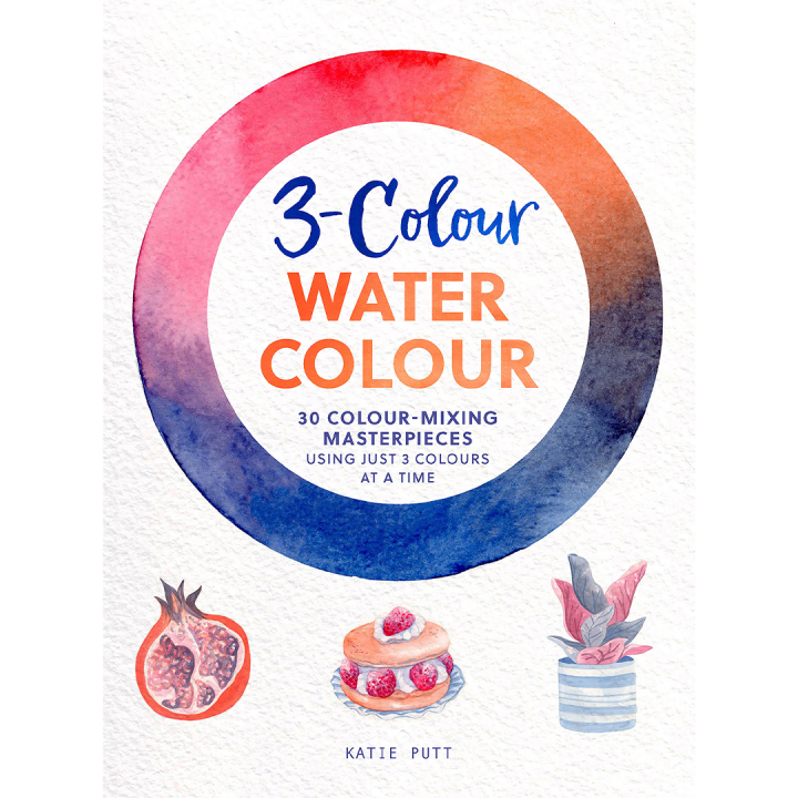3-Colour Watercolour in the group Hobby & Creativity / Books / Art Instruction Books at Pen Store (137200)