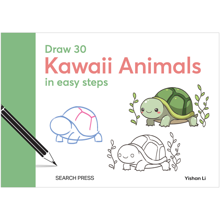 Draw 30: Kawaii Animals in the group Hobby & Creativity / Books / Art Instruction Books at Pen Store (137216)