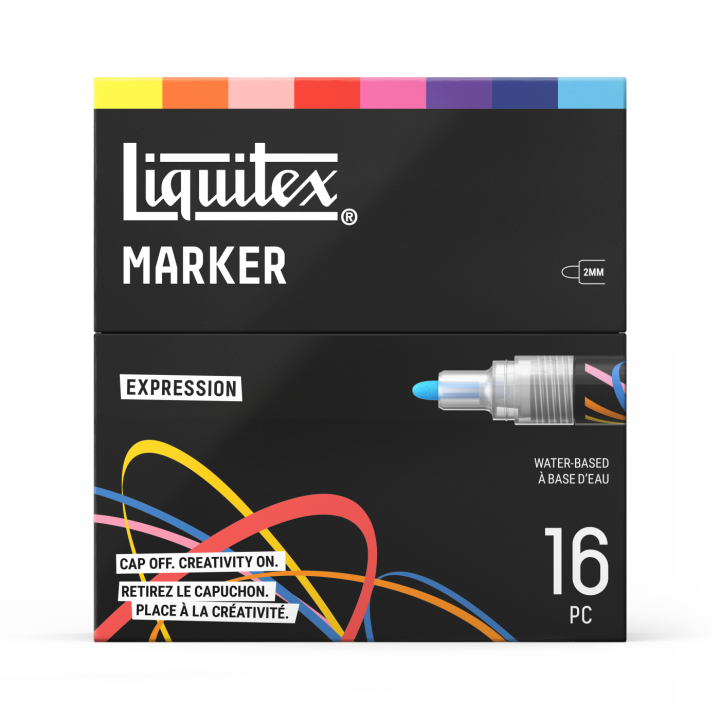 Marker Expression 16-piece Set in the group Pens / Artist Pens / Acrylic Markers at Pen Store (137375)