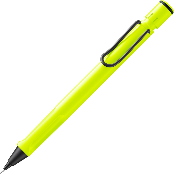 Safari Mechanical Pencil 0.5 Neon Yellow in the group Pens / Writing / Mechanical Pencils at Pen Store (137582)