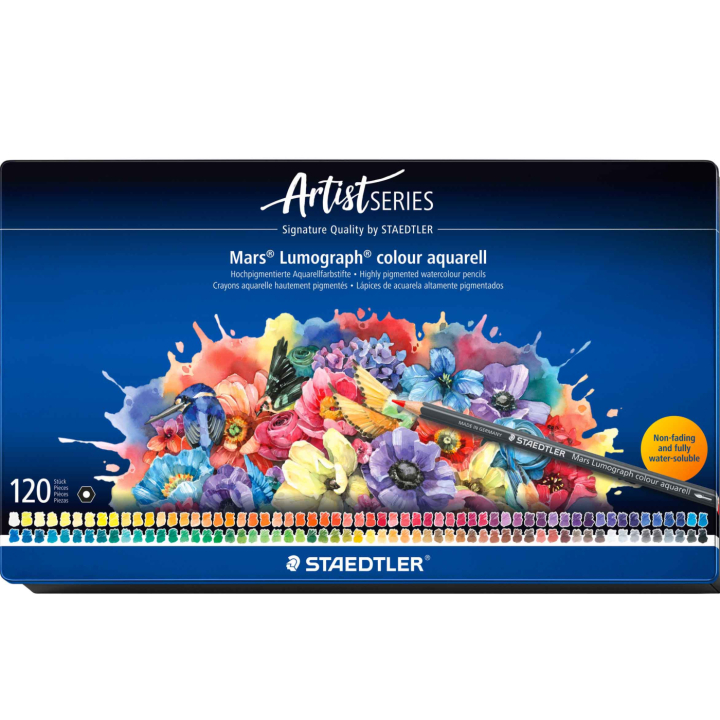 Watercolour pencils Mars Lumograph set of 120 in the group Pens / Artist Pens / Watercolor Pencils at Pen Store (137604)