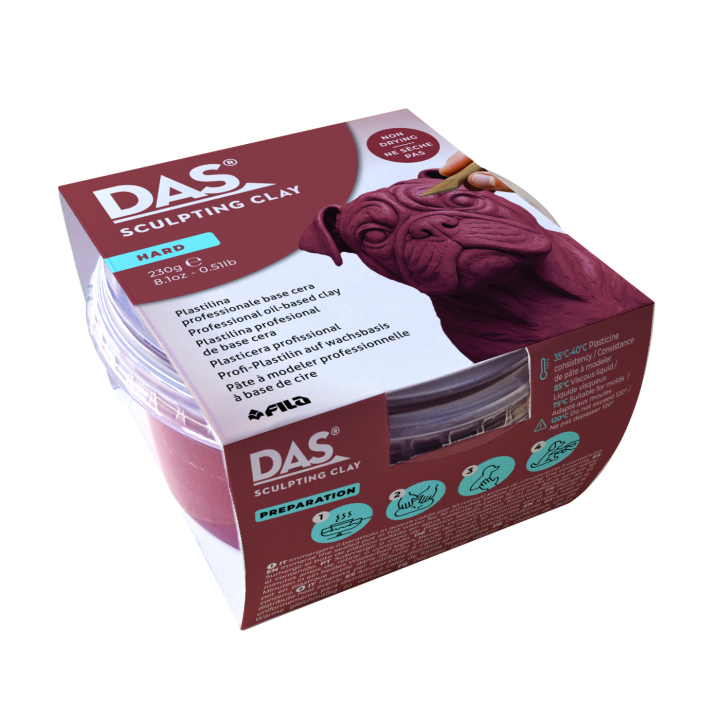 Modelling clay 230 g Brown Pot in the group Hobby & Creativity / Create / Modelling Clay / Air-drying clays at Pen Store (137641_r)