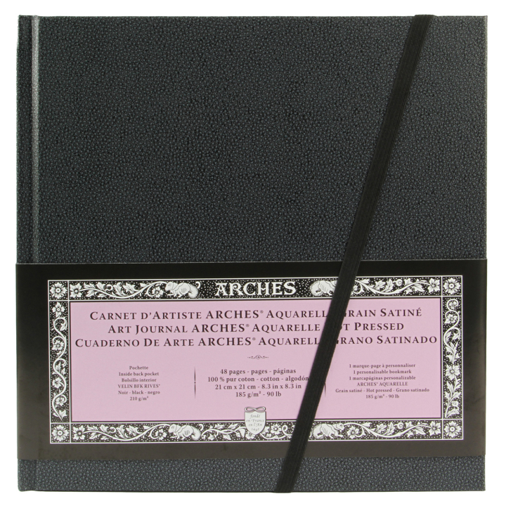 Art Journal Watercolour HP 21x21 cm in the group Paper & Pads / Artist Pads & Paper / Sketchbooks at Pen Store (137652)