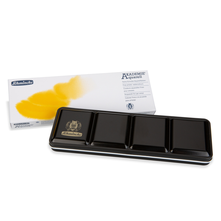 Akademie Aquarell Half Pans 24-set in the group Art Supplies / Artist colours / Watercolor Paint / Watercolor pans at Pen Store (137802)