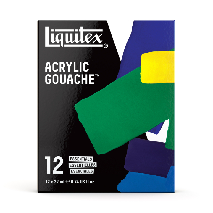Gouache Paint Essentials Set 12x22 ml in the group Art Supplies / Artist colours /  Gouache at Pen Store (137841)