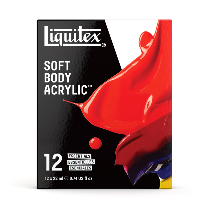Acrylic Paint Soft Body Essentials Set 12x22 ml in the group Art Supplies / Artist colours / Acrylic Paint at Pen Store (137845)