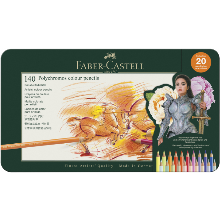 Colouring pencils Polychromos 140-set in the group Pens / Artist Pens / Colored Pencils at Pen Store (137959)