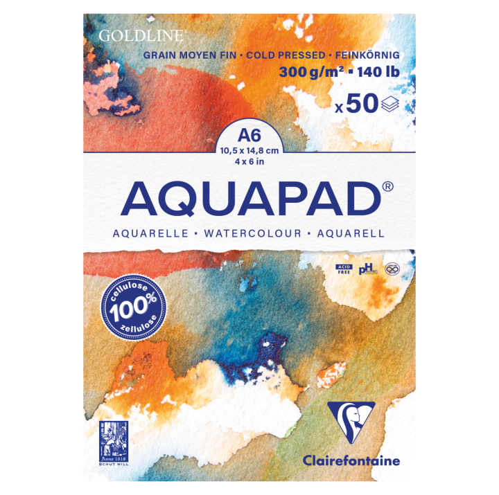 Aquapad Watercolour Pad A6 in the group Paper & Pads / Artist Pads & Paper / Watercolor Pads at Pen Store (137969)