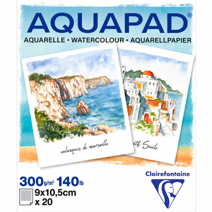 Aquapad Watercolour Pad 9x10,5 cm in the group Paper & Pads / Artist Pads & Paper / Watercolor Pads at Pen Store (137970)