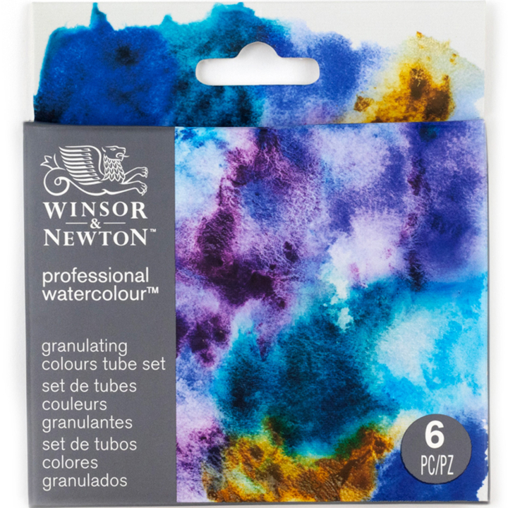 Professional Watercolour 5 ml Tubes Granualation 6-set in the group Art Supplies / Artist colours / Watercolor Paint / Watercolor in tube at Pen Store (138001)