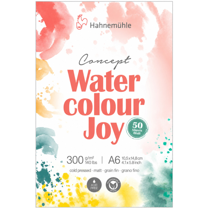 Water Colour Pad Joy 300g A6 in the group Paper & Pads / Artist Pads & Paper / Watercolor Pads at Pen Store (138008)
