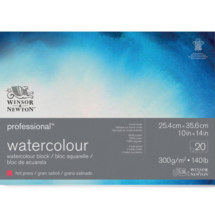 Professional Watercolour Pad HP 26x36 cm 300g in the group Paper & Pads / Artist Pads & Paper / Watercolor Pads at Pen Store (138086)
