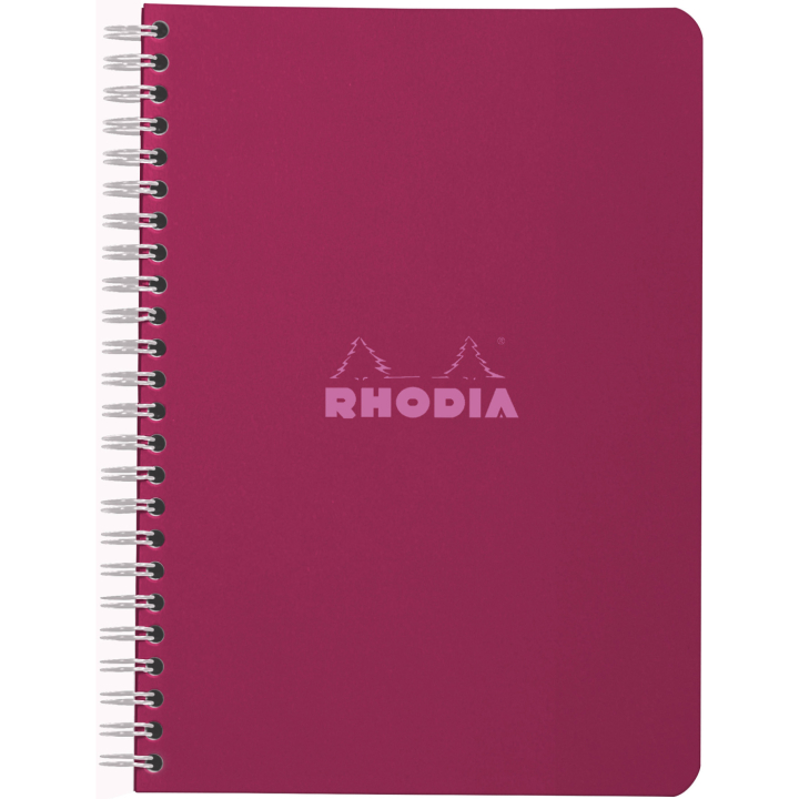 Notebook Spiral Plum A5 Ruled in the group Paper & Pads / Note & Memo / Writing & Memo Pads at Pen Store (138116)