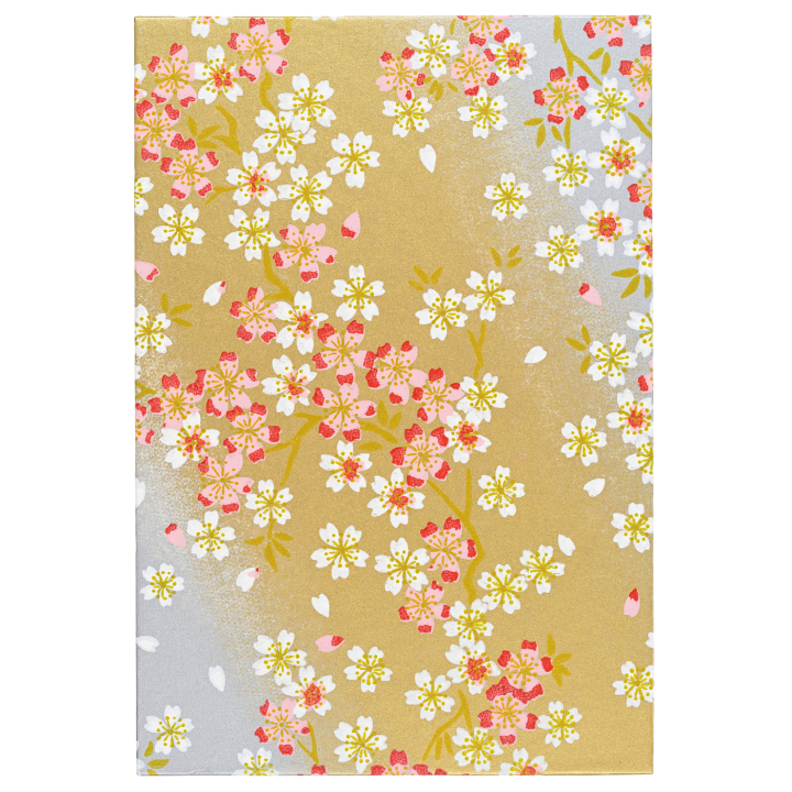 Notebook Goshuincho Gold Flower in the group Paper & Pads / Artist Pads & Paper / Sketchbooks at Pen Store (138161)