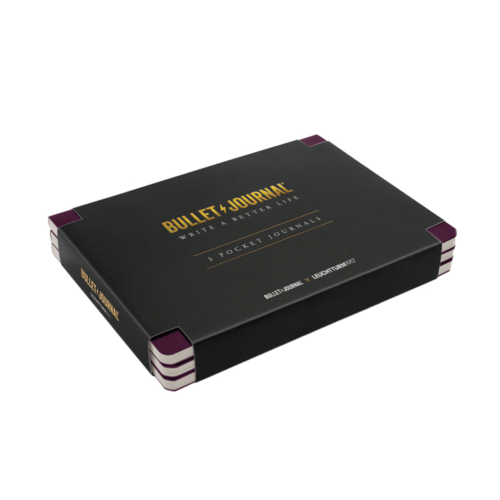 Bullet Journal Pocket 3 pcs Purple26 in the group Hobby & Creativity / Techniques / Bullet Journaling at Pen Store (138172)