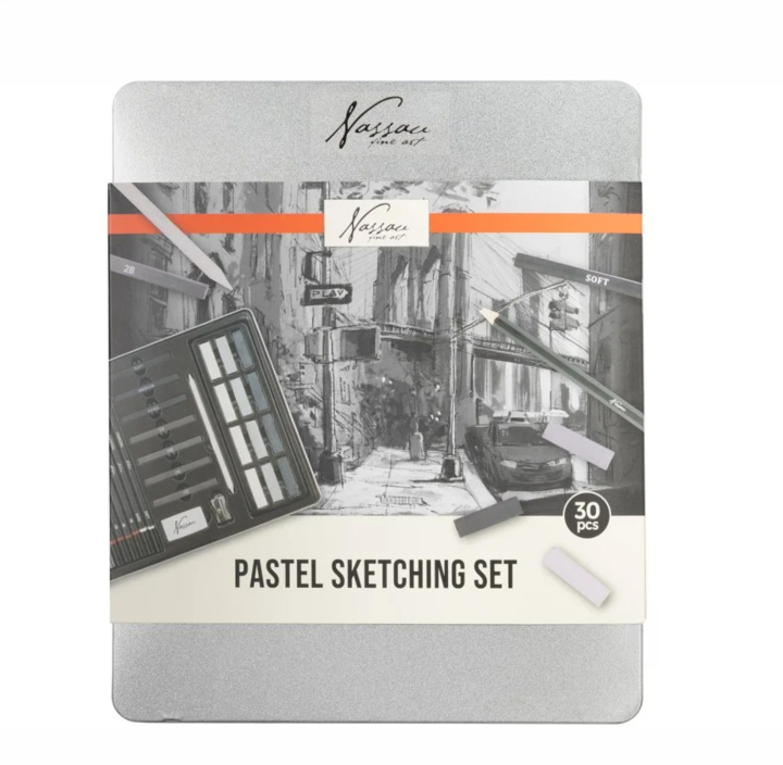 Sketch & Draw 30-piece Set in the group Art Supplies / Crayons & Graphite / Drawing Charcoal at Pen Store (138231)