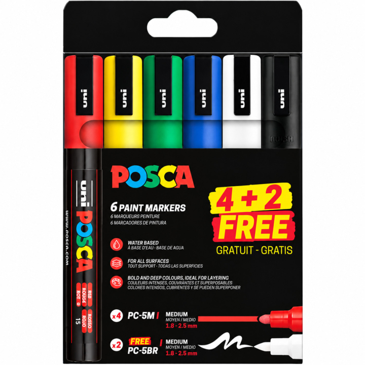 PC-5M/BR lot of 4 in the group Pens / Artist Pens / Illustration Markers at Pen Store (138267)